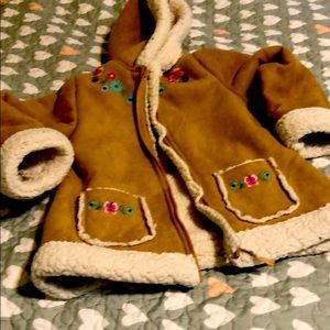 Warm woolly winter jacket